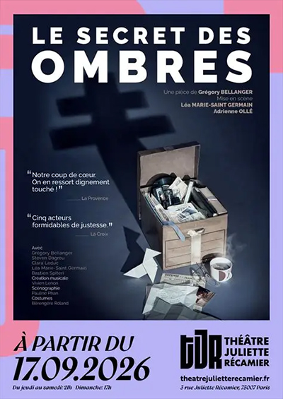 Le Secret des Ombres - Théâtre Juliette Récamier